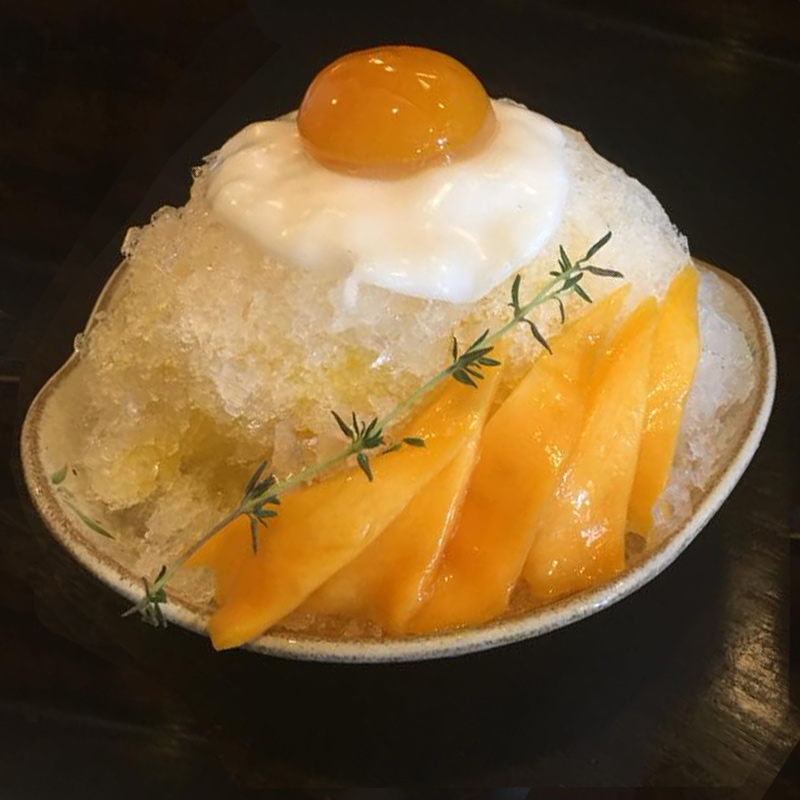 期間限定 めだま焼かき氷